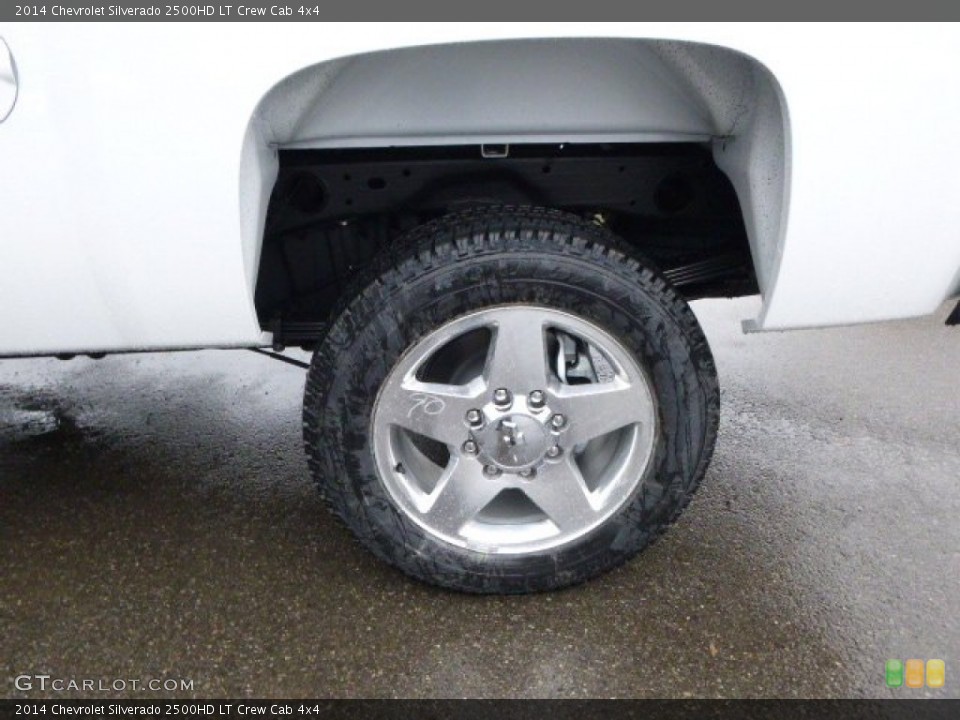 2014 Chevrolet Silverado 2500HD LT Crew Cab 4x4 Wheel and Tire Photo #89126381