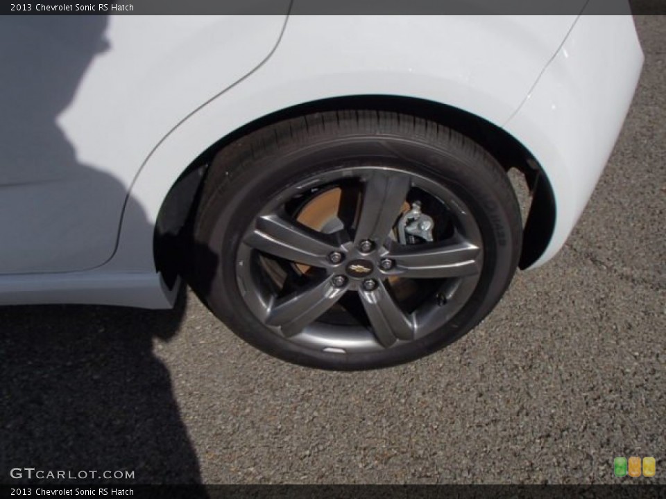 2013 Chevrolet Sonic RS Hatch Wheel and Tire Photo #89131580