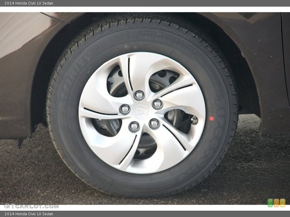2014 Honda Civic LX Sedan Wheel and Tire Photo #89133614