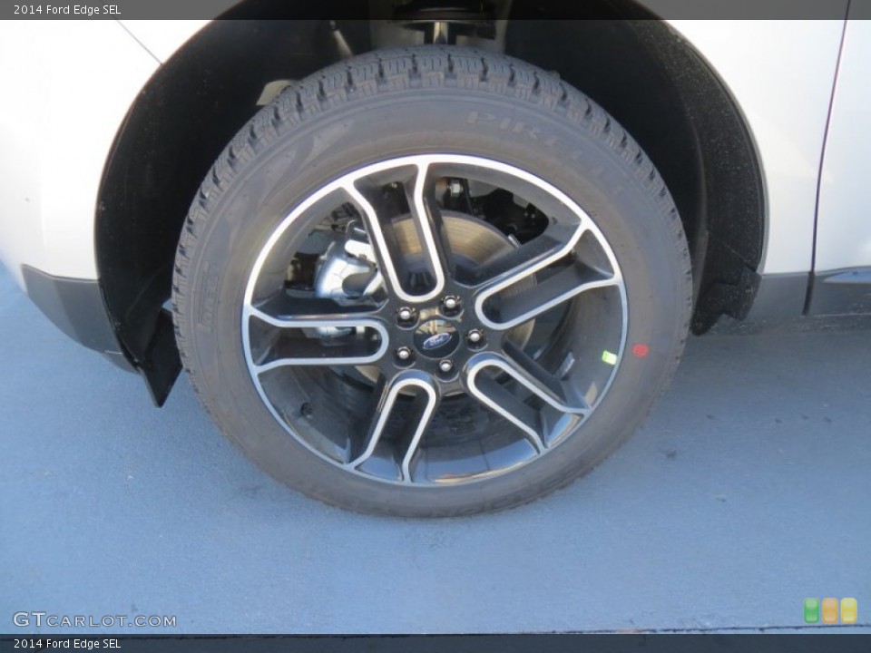 2014 Ford Edge SEL Wheel and Tire Photo #89145216