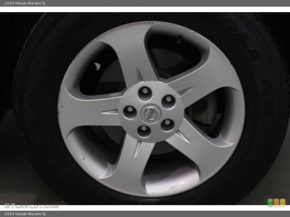 2004 Nissan Murano SL Wheel and Tire Photo #89145654