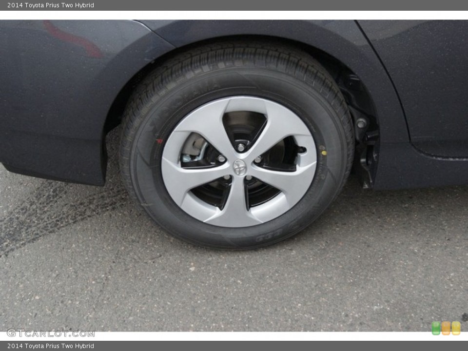 2014 Toyota Prius Two Hybrid Wheel and Tire Photo #89148237