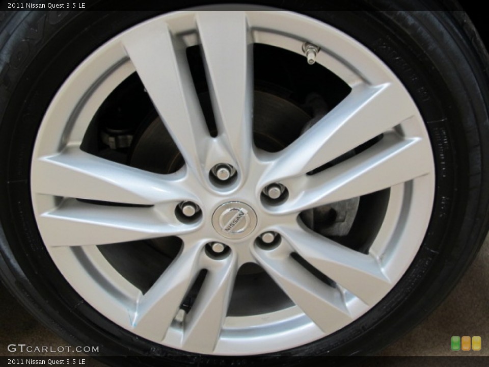 2011 Nissan Quest 3.5 LE Wheel and Tire Photo #89150475