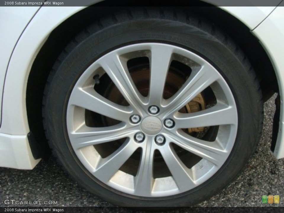 2008 Subaru Impreza WRX Wagon Wheel and Tire Photo #89155332