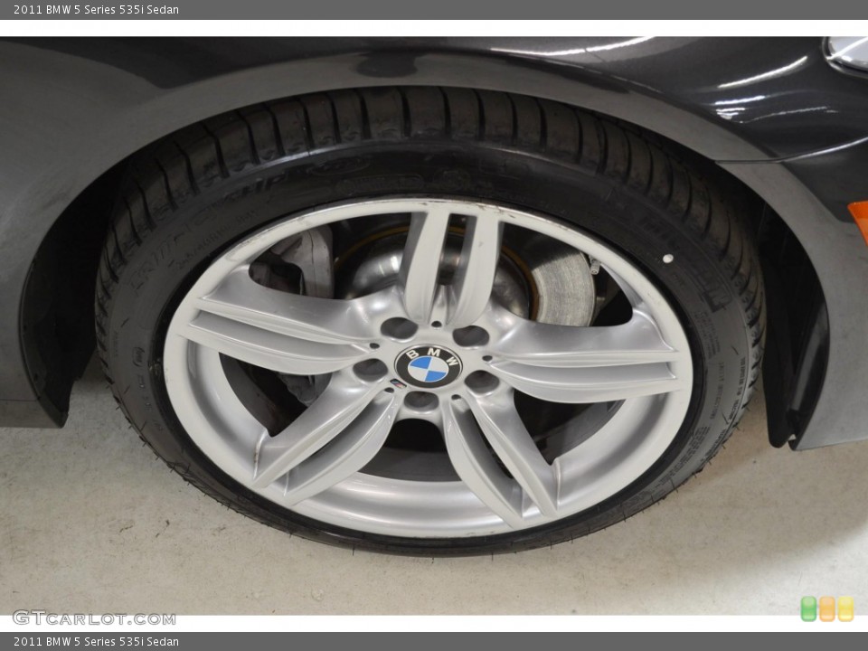2011 BMW 5 Series 535i Sedan Wheel and Tire Photo #89159388