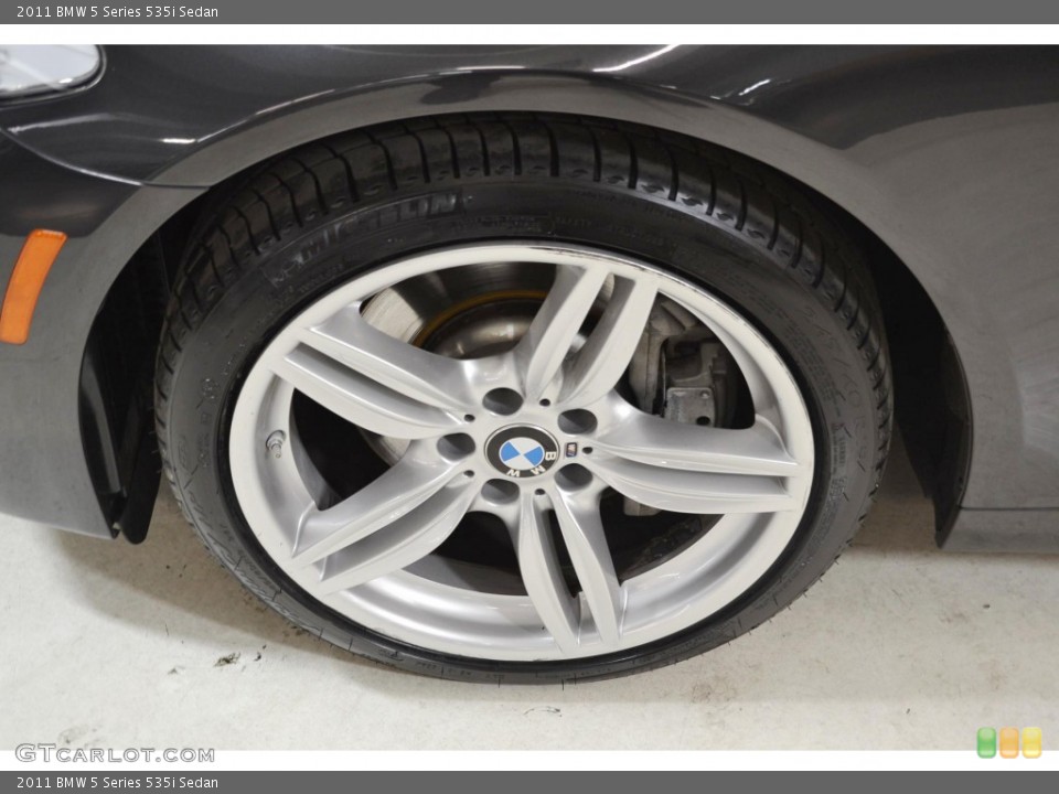2011 BMW 5 Series 535i Sedan Wheel and Tire Photo #89159409
