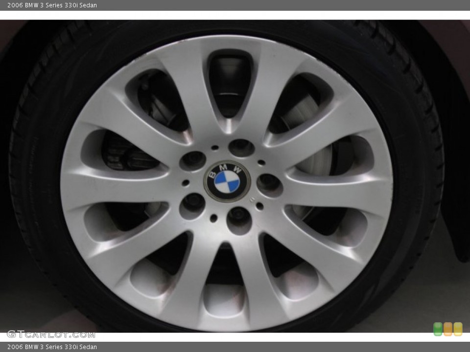2006 BMW 3 Series 330i Sedan Wheel and Tire Photo #89161858