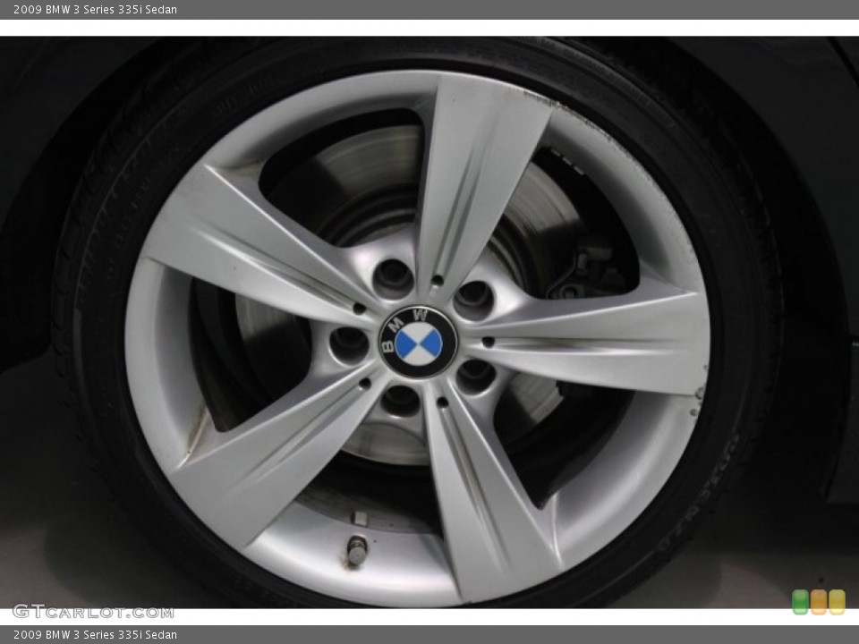 2009 BMW 3 Series 335i Sedan Wheel and Tire Photo #89164306