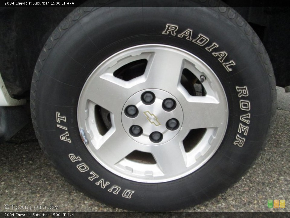 2004 Chevrolet Suburban 1500 LT 4x4 Wheel and Tire Photo #89167402