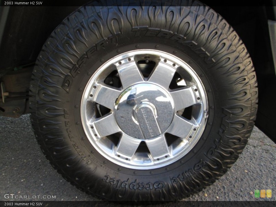 2003 Hummer H2 SUV Wheel and Tire Photo #89169720