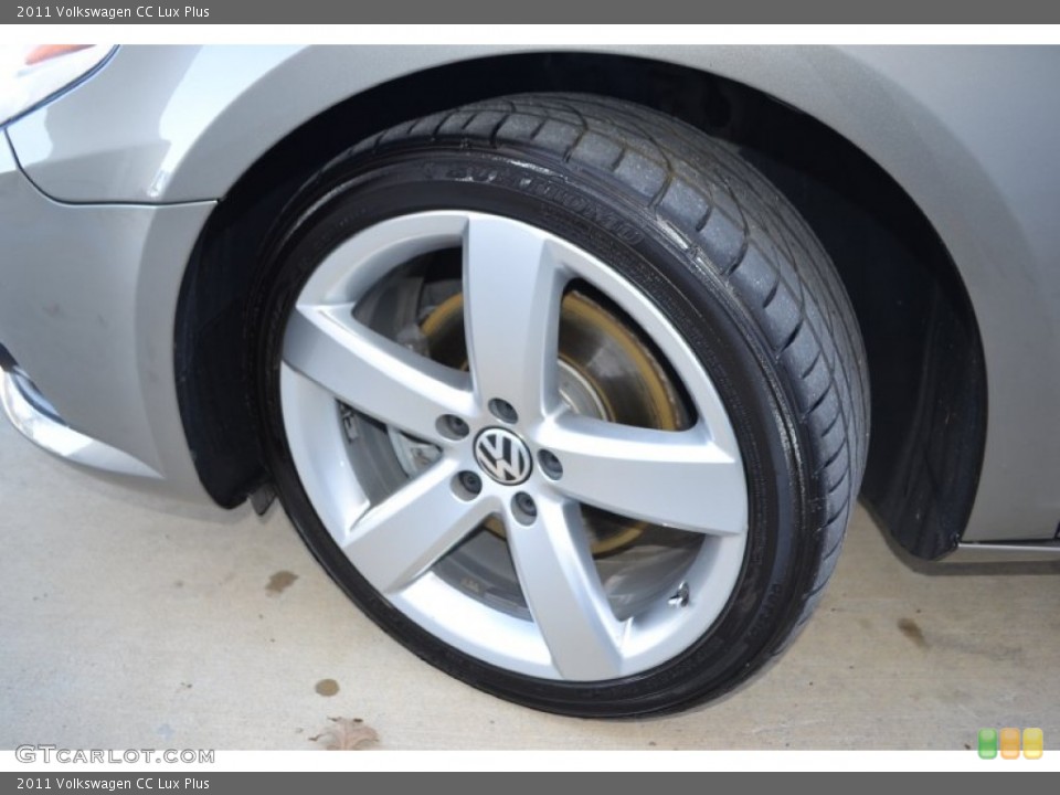 2011 Volkswagen CC Lux Plus Wheel and Tire Photo #89171047