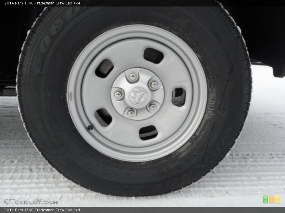 2014 Ram 1500 Tradesman Crew Cab 4x4 Wheel and Tire Photo #89173798