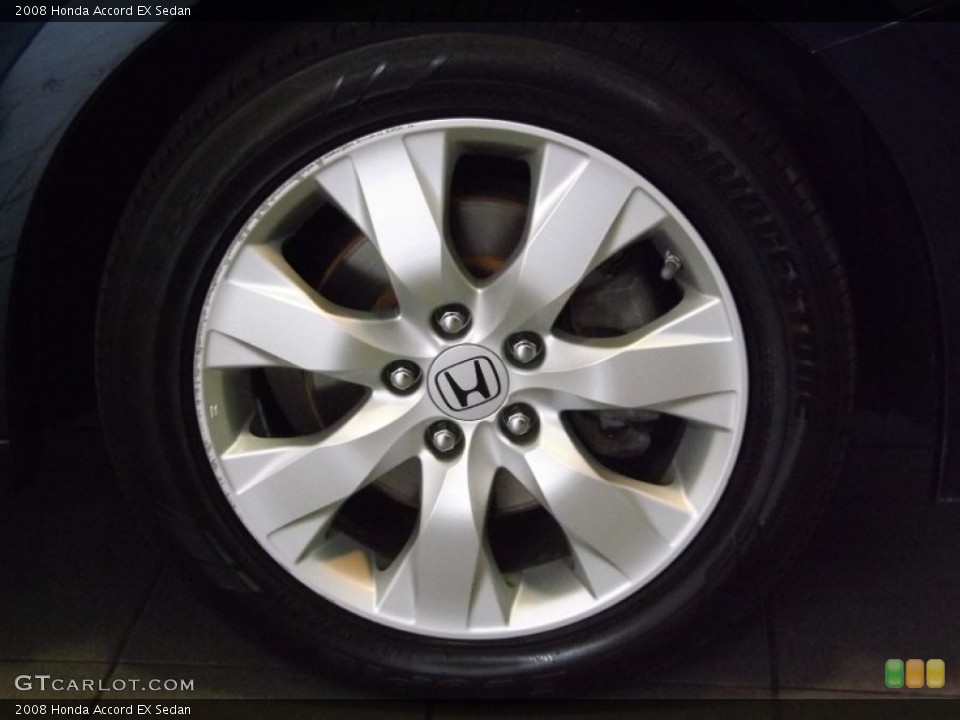 2008 Honda Accord EX Sedan Wheel and Tire Photo #89181211