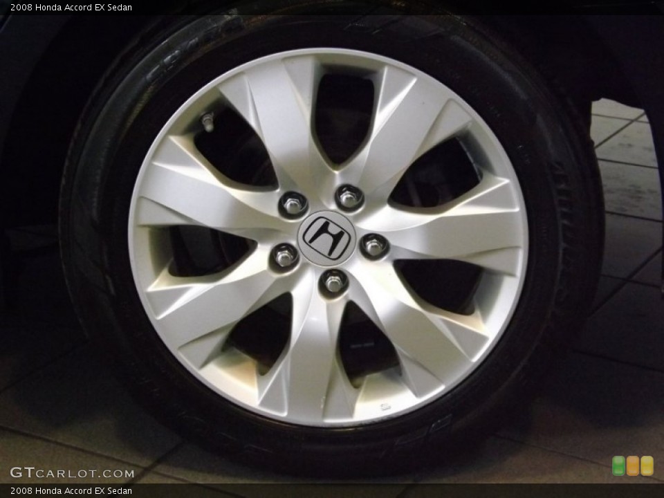 2008 Honda Accord EX Sedan Wheel and Tire Photo #89181337