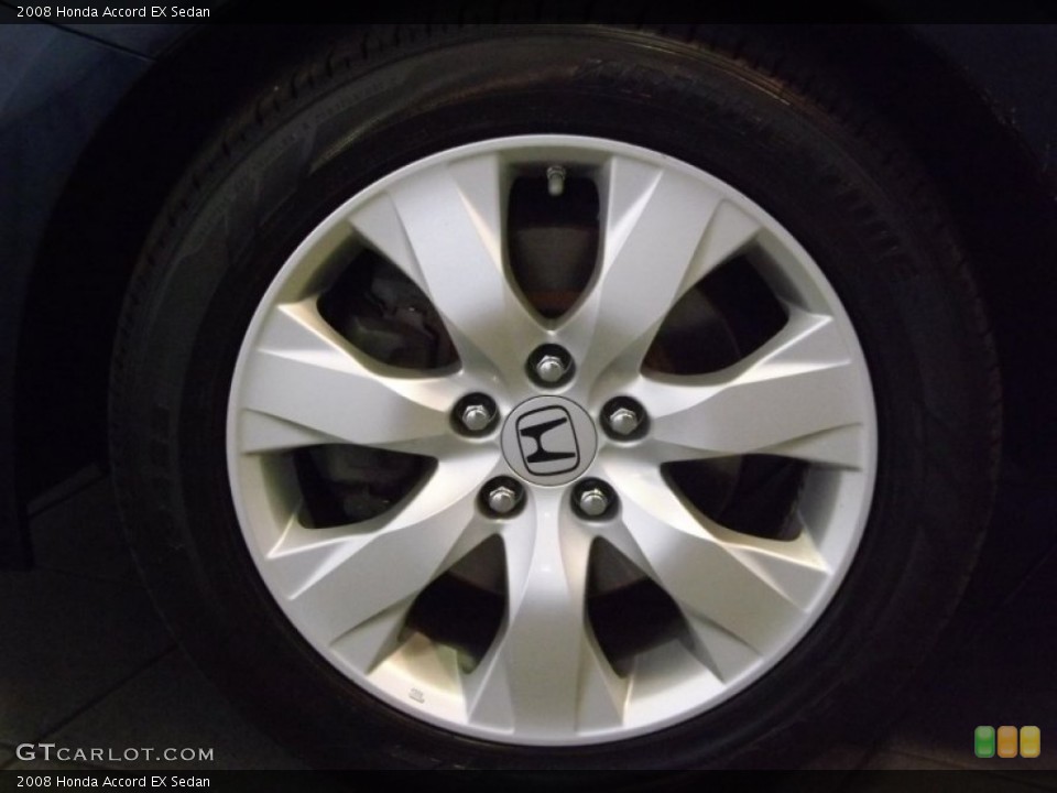 2008 Honda Accord EX Sedan Wheel and Tire Photo #89181361
