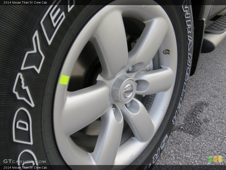 2014 Nissan Titan SV Crew Cab Wheel and Tire Photo #89181763