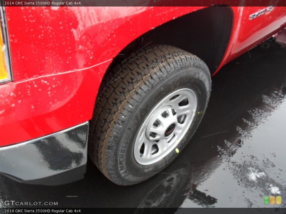 2014 GMC Sierra 3500HD Regular Cab 4x4 Wheel and Tire Photo #89189246