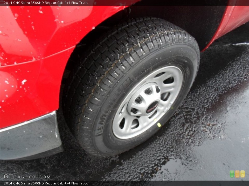 2014 GMC Sierra 3500HD Regular Cab 4x4 Plow Truck Wheel and Tire Photo #89189458