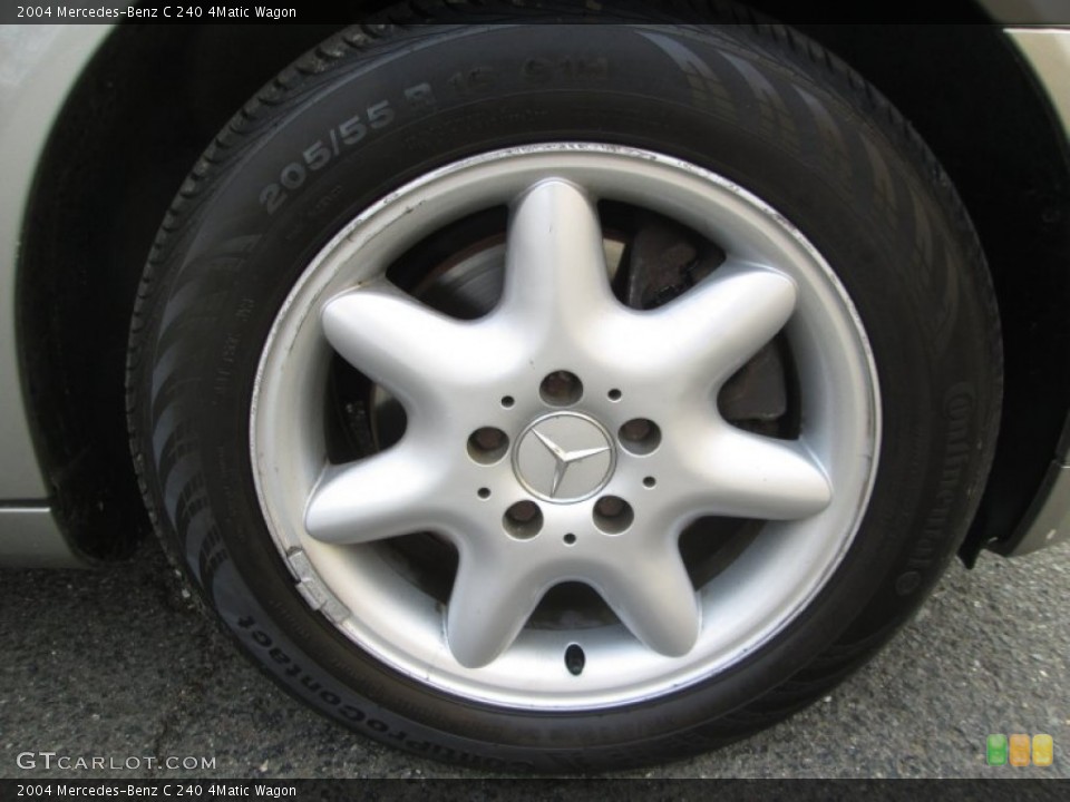 2004 Mercedes-Benz C 240 4Matic Wagon Wheel and Tire Photo #89199010