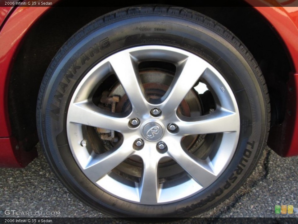 2006 Infiniti G 35 x Sedan Wheel and Tire Photo #89199283