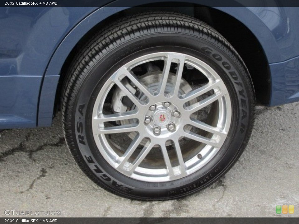 2009 Cadillac SRX 4 V8 AWD Wheel and Tire Photo #89207494