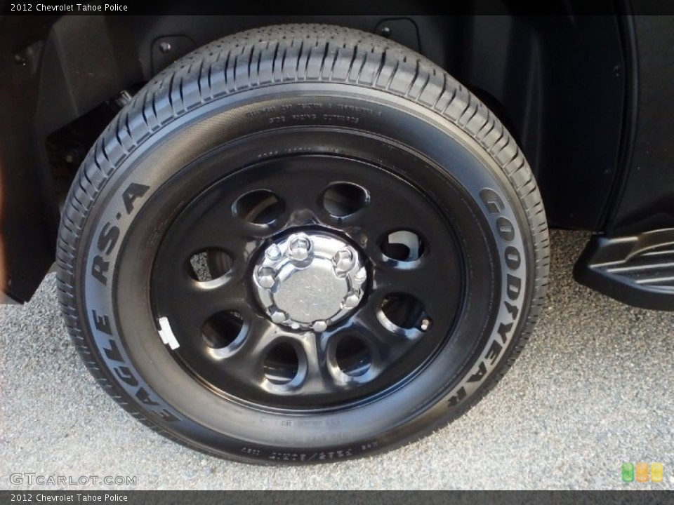 2012 Chevrolet Tahoe Police Wheel and Tire Photo #89217634