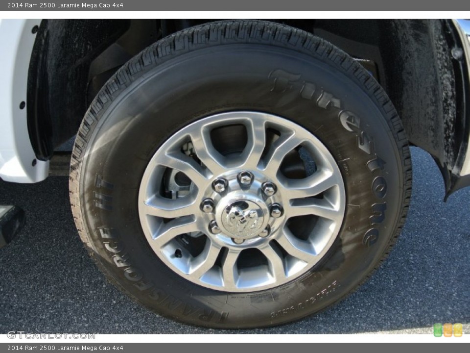 2014 Ram 2500 Laramie Mega Cab 4x4 Wheel and Tire Photo #89221129
