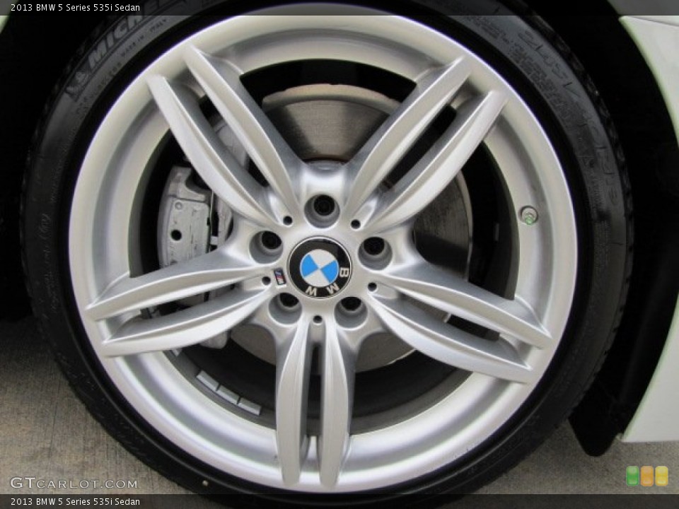 2013 BMW 5 Series 535i Sedan Wheel and Tire Photo #89225704