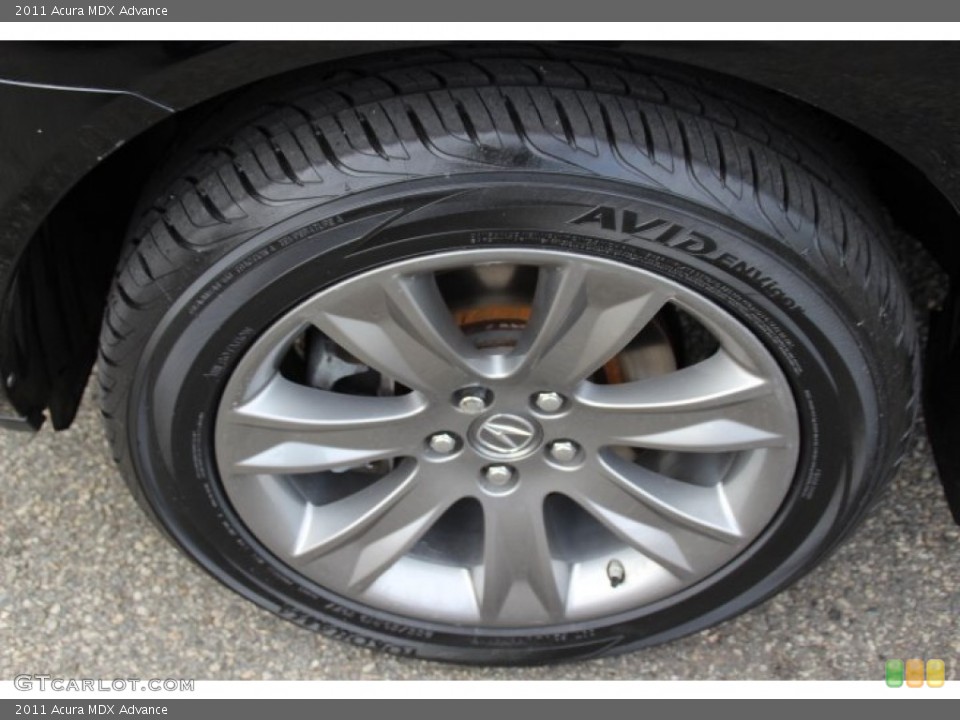 2011 Acura MDX Advance Wheel and Tire Photo #89227378