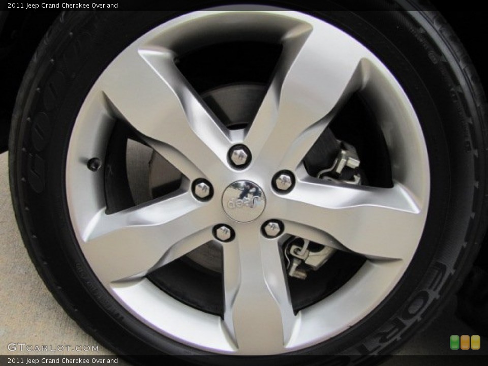 2011 Jeep Grand Cherokee Overland Wheel and Tire Photo #89228630