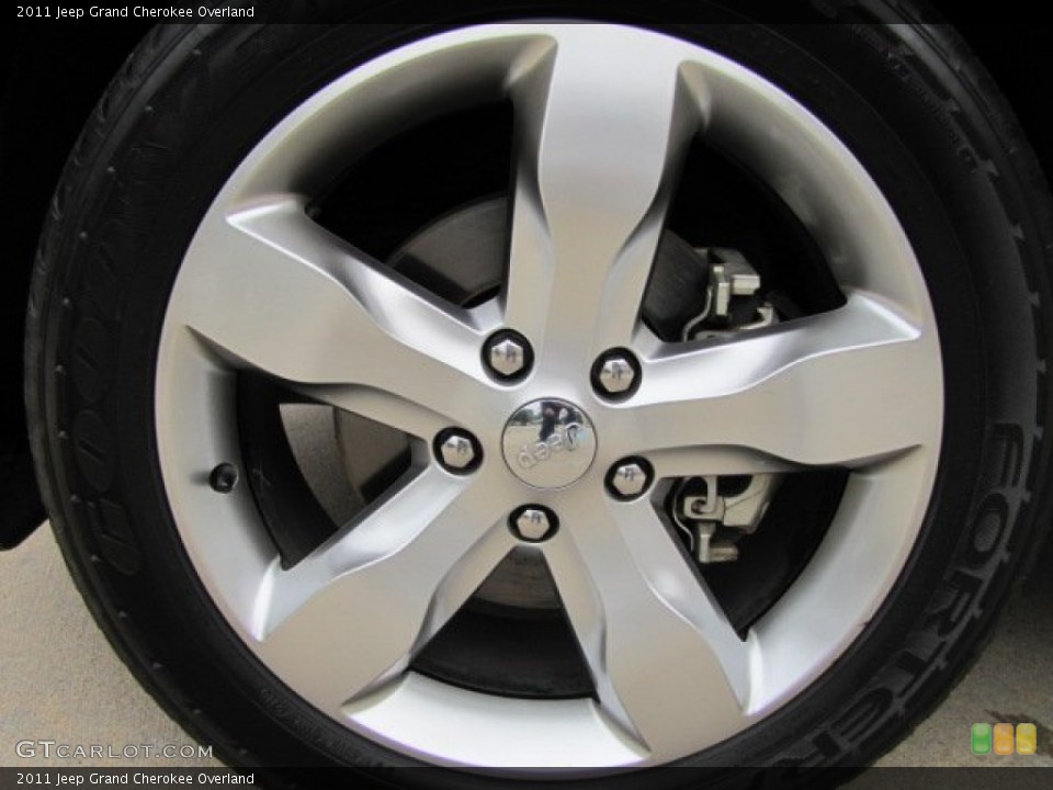 2011 Jeep Grand Cherokee Overland Wheel and Tire Photo #89228704