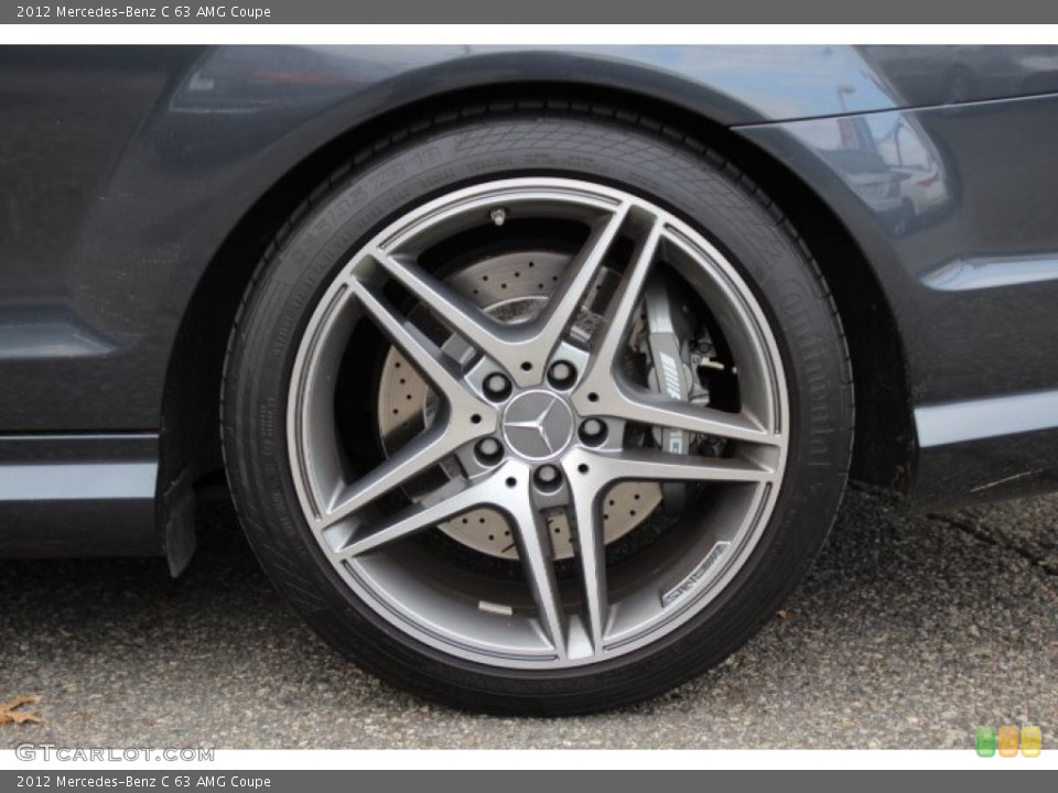 2012 Mercedes-Benz C 63 AMG Coupe Wheel and Tire Photo #89231053