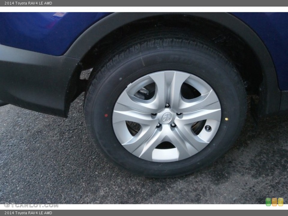 2014 Toyota RAV4 LE AWD Wheel and Tire Photo #89231335