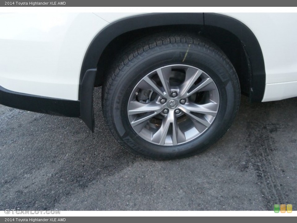 2014 Toyota Highlander XLE AWD Wheel and Tire Photo #89232532