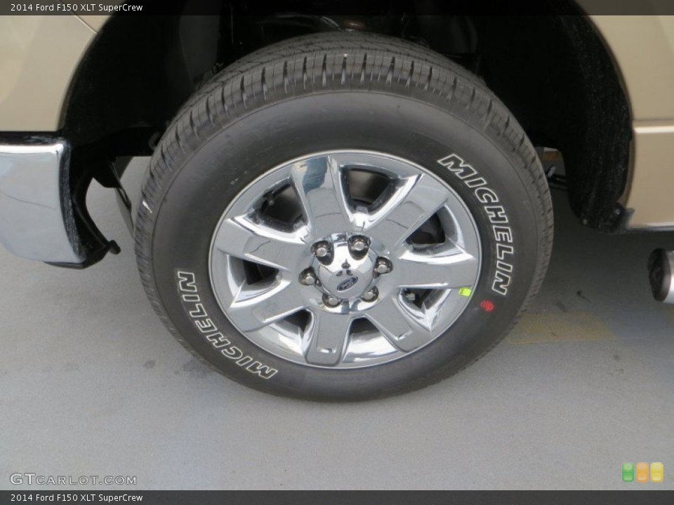 2014 Ford F150 XLT SuperCrew Wheel and Tire Photo #89236519