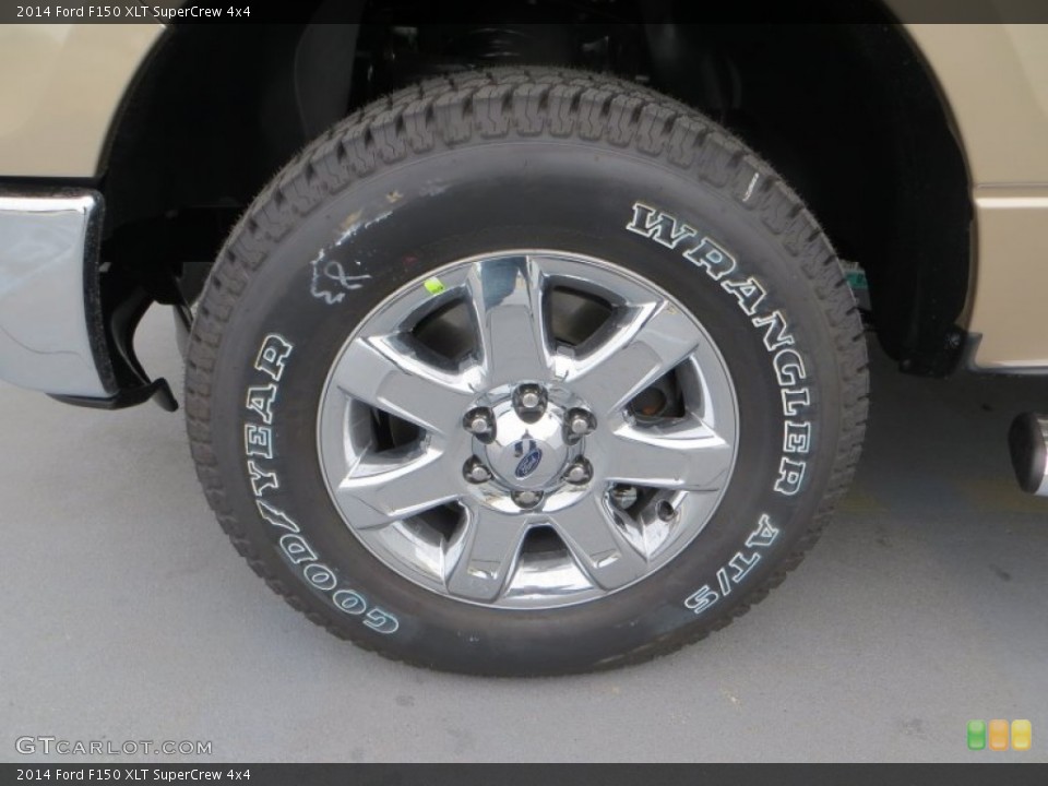 2014 Ford F150 XLT SuperCrew 4x4 Wheel and Tire Photo #89237311