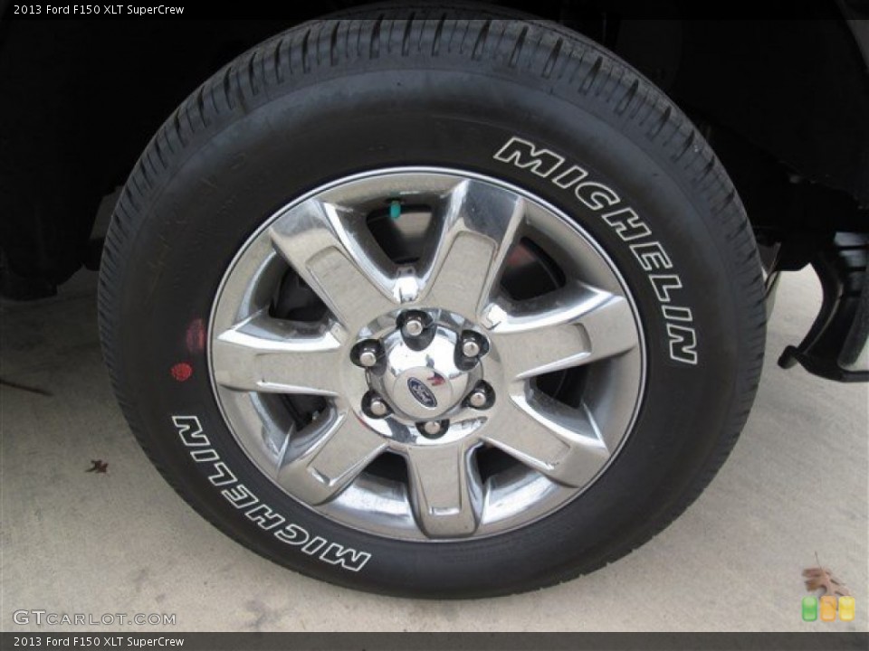 2013 Ford F150 XLT SuperCrew Wheel and Tire Photo #89243656