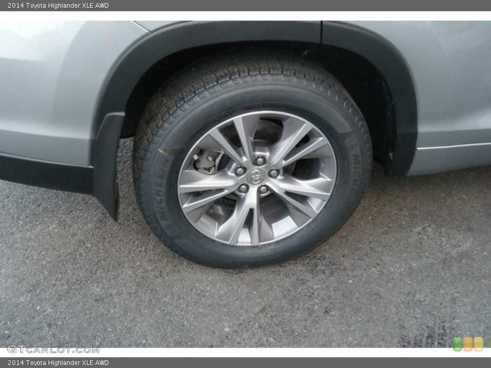 2014 Toyota Highlander XLE AWD Wheel and Tire Photo #89247283