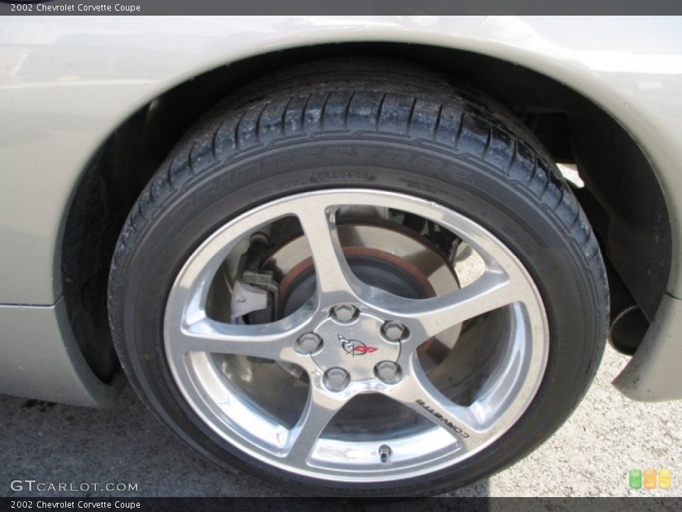 2002 Chevrolet Corvette Coupe Wheel and Tire Photo #89247988