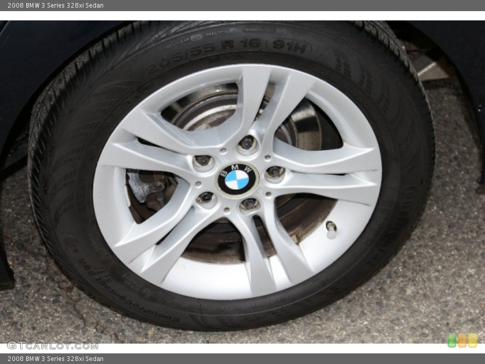 2008 BMW 3 Series 328xi Sedan Wheel and Tire Photo #89251837