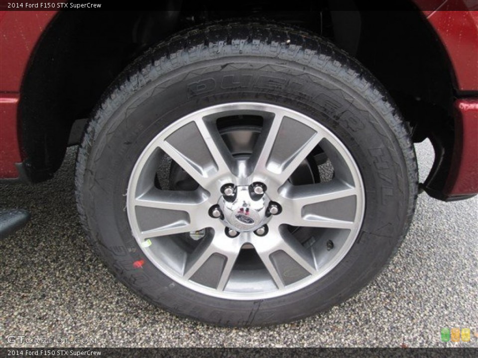 2014 Ford F150 STX SuperCrew Wheel and Tire Photo #89255566