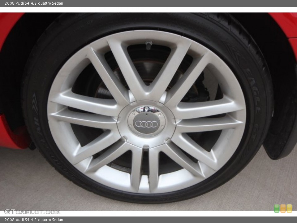 2008 Audi S4 4.2 quattro Sedan Wheel and Tire Photo #89256421