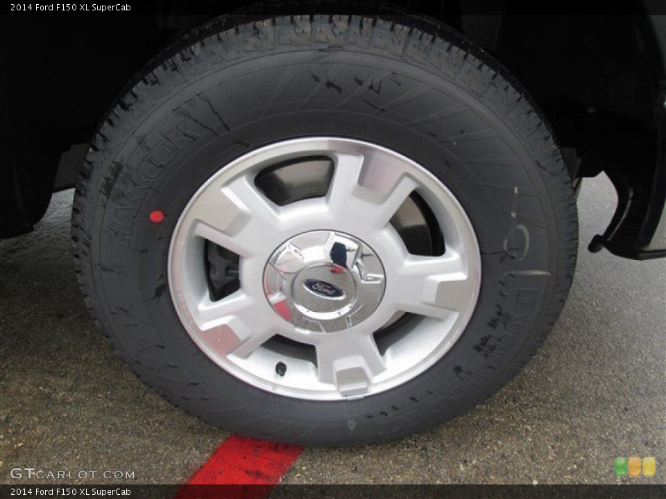 2014 Ford F150 XL SuperCab Wheel and Tire Photo #89256487