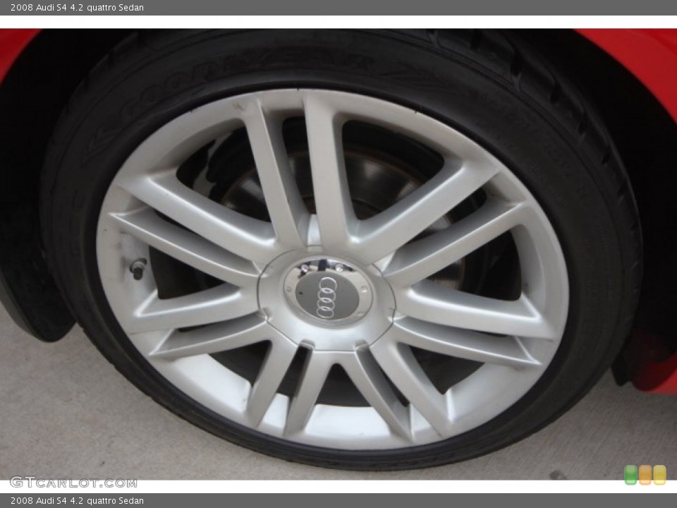 2008 Audi S4 4.2 quattro Sedan Wheel and Tire Photo #89256504