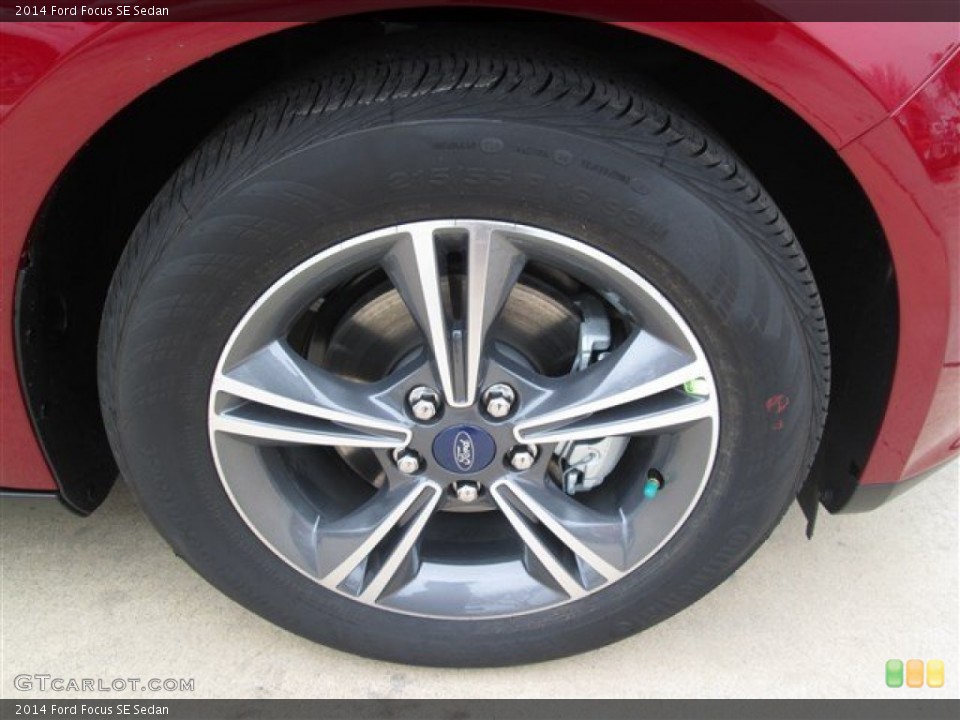 2014 Ford Focus SE Sedan Wheel and Tire Photo #89256964