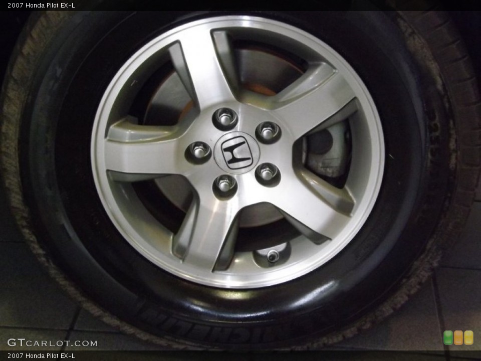 2007 Honda Pilot EX-L Wheel and Tire Photo #89270210
