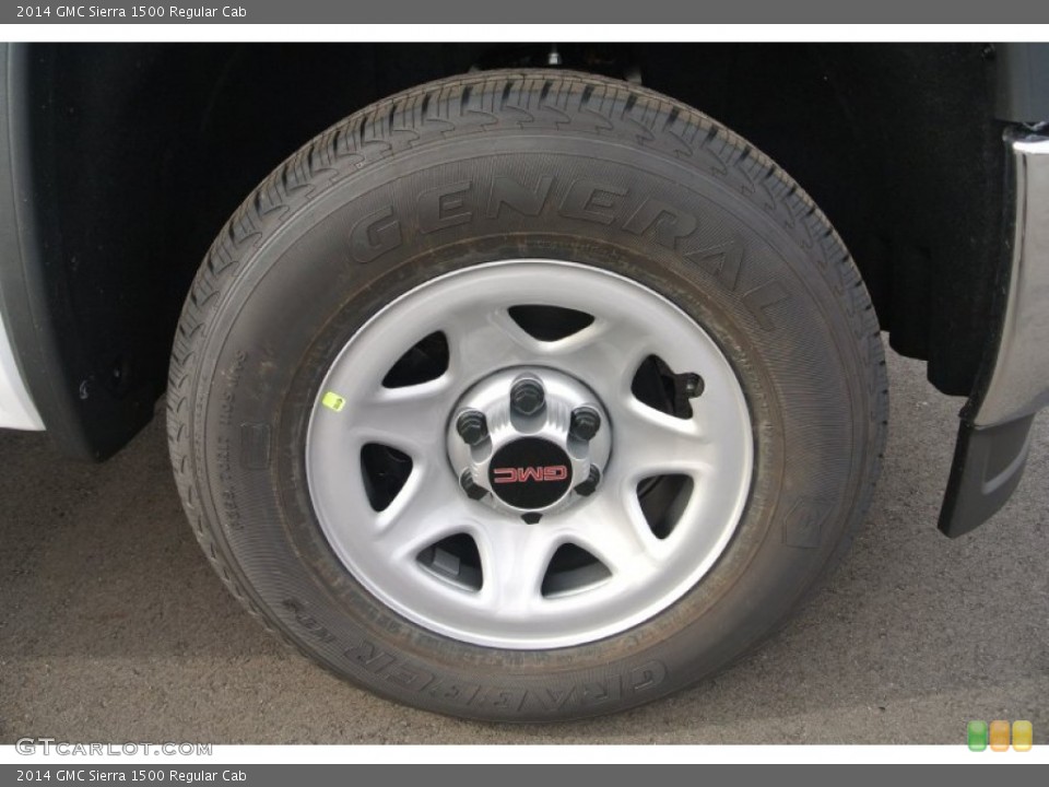 2014 GMC Sierra 1500 Regular Cab Wheel and Tire Photo #89273765