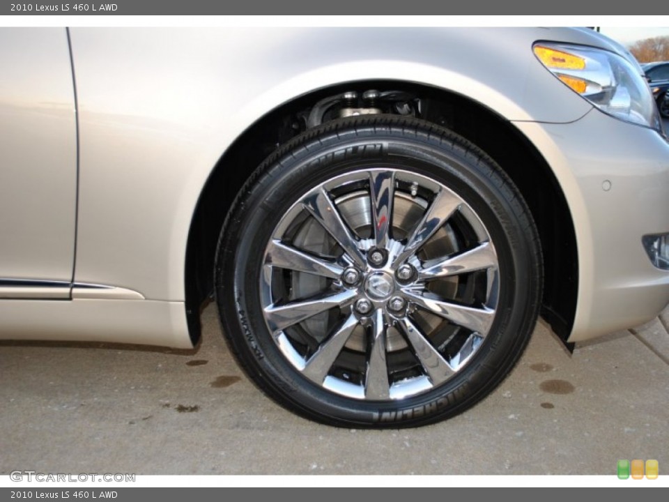 2010 Lexus LS 460 L AWD Wheel and Tire Photo #89280906