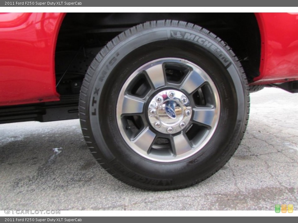 2011 Ford F250 Super Duty XLT SuperCab Wheel and Tire Photo #89283969
