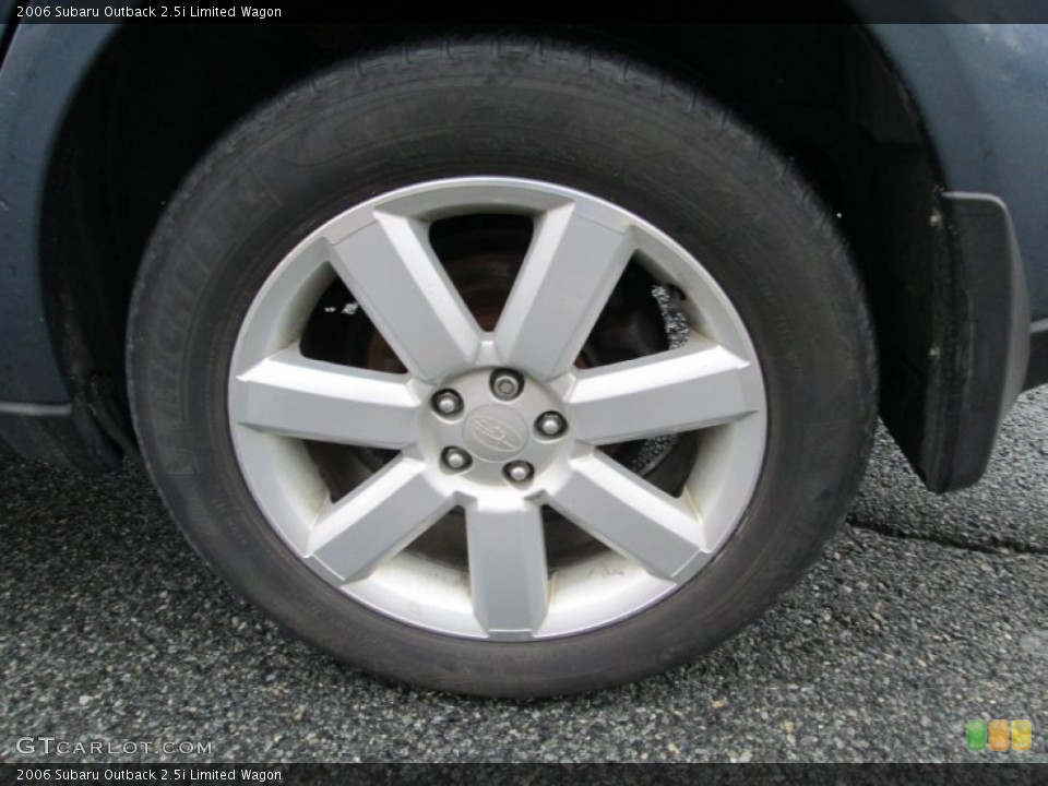 2006 Subaru Outback 2.5i Limited Wagon Wheel and Tire Photo #89287365